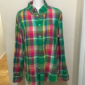 multi colored long sleeve shirt